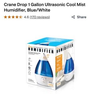 Crane Blue and White Humidifier
